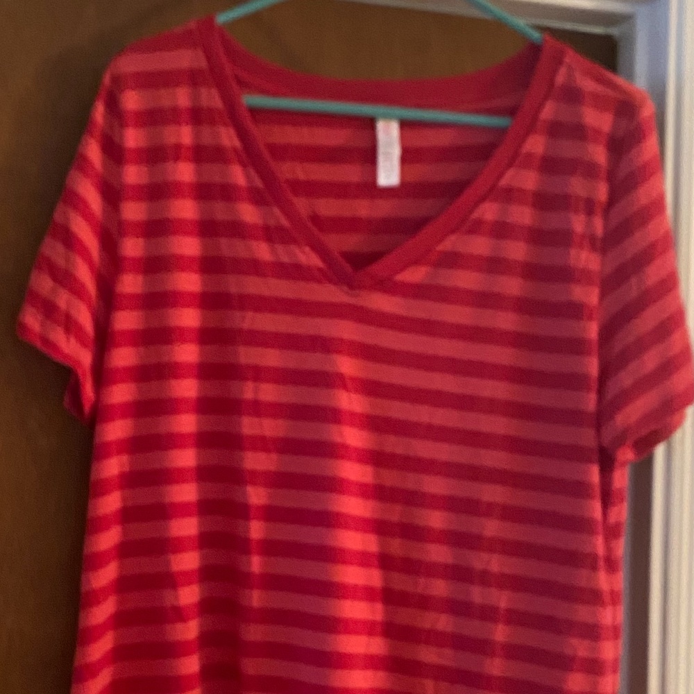 Red striped shirt